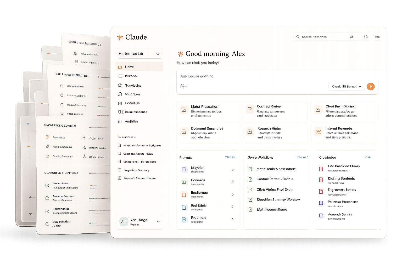 Claude workspace built for a law firm's team